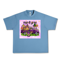 Pebble Blue Mardi Gras with gnomes Urban Heavy Tee - NancyCooperArtShop