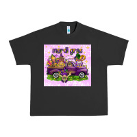 Pigment Black Mardi Gras with gnomes Urban Heavy Tee - NancyCooperArtShop