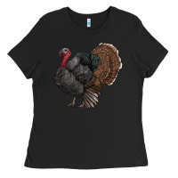 Black gobble Ladies Tee - RanaPortraitStore