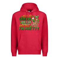 Cardinal buy me green beer and tell me i'm pretty Premium Hoodie - FaDigitalArtStudio