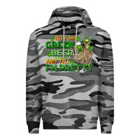Slate Camo buy me green beer and tell me i'm pretty Premium Hoodie - FaDigitalArtStudio
