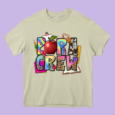 Para Crew Heavy Core Tee Designed By Nancycooperartshop