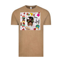 Vintage Coffee afro teacher life Vintage Tee - NancyCooperArtShop
