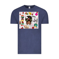 Vintage Denim afro teacher life Vintage Tee - NancyCooperArtShop