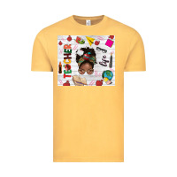 Vintage Mustard afro teacher life Vintage Tee - NancyCooperArtShop