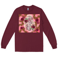 Burgundy maybe swearing will help Long Sleeve Tee - TumblerDesignByShophia