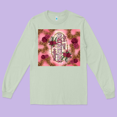 Maybe Swearing Will Help Long Sleeve Tee Designed By Tumblerdesignbyshophia