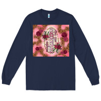 Navy maybe swearing will help Long Sleeve Tee - TumblerDesignByShophia