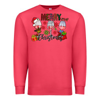 Cardinal Merry Christmas Premium Sweatshirt - CowhideDigitalArt