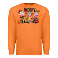 Carrot Merry Christmas Premium Sweatshirt - CowhideDigitalArt