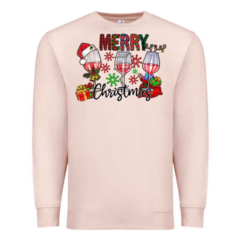 Merry Christmas Premium Sweatshirt by CowhideDigitalArt | Teevron