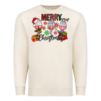 Sandshell Merry Christmas Premium Sweatshirt - CowhideDigitalArt