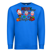 True Royal Merry Christmas Premium Sweatshirt - CowhideDigitalArt