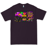 Plum Mardi Gras afro gnomies Premium Tee - BundleAndBundleShop