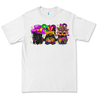 White Mardi Gras afro gnomies Premium Tee - BundleAndBundleShop