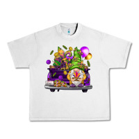 Lunar Rock Mardi Gras gnome on the truck Urban Heavy Tee - NancyCooperArtShop