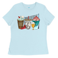 Baby Blue western volleyball coffee cups bbs Ladies Tee - BundleAndBundleShop