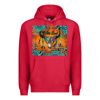 Cardinal wild soul boho bull skull Premium Hoodie - RanaPortraitStore