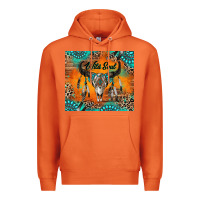 Carrot wild soul boho bull skull Premium Hoodie - RanaPortraitStore