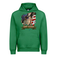 Emerald army veteran  pray Urban Hoodie - BarkalooDesign