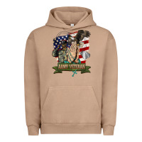 Pigment Burro army veteran  pray Urban Hoodie - BarkalooDesign