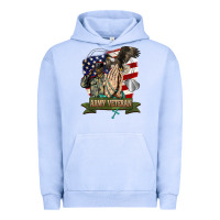 Pigment Grape Ice army veteran  pray Urban Hoodie - BarkalooDesign