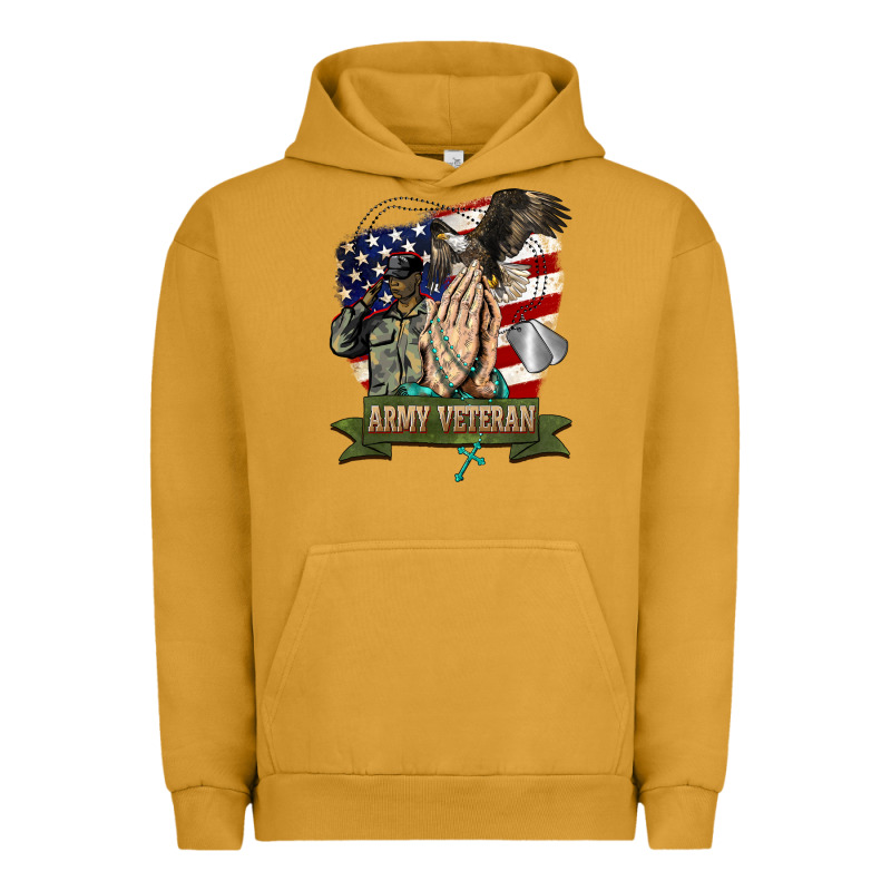 Army Veteran  Pray Urban Hoodie by BarkalooDesign | Teevron