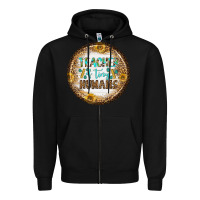 Black teacher of tiny earrings Zipper Hoodie - BundleAndBundleShop