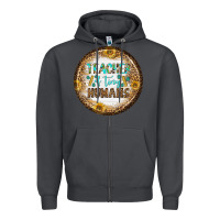 Smoke teacher of tiny earrings Zipper Hoodie - BundleAndBundleShop