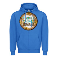 True Royal teacher of tiny earrings Zipper Hoodie - BundleAndBundleShop