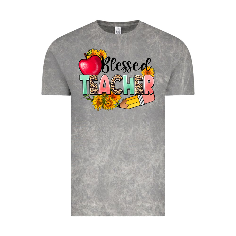 Blessed Teacher Vintage Tee by NancyCooperArtShop | Teevron