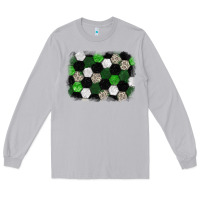 Moon Dust Soccer leopard glitter background Long Sleeve Tee - HowdyJamesFarm