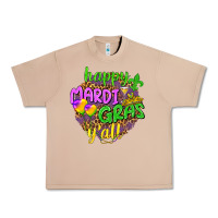 Burro Happy Mardi Gras y'all Urban Heavy Tee - NancyCooperArtShop
