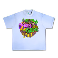Grape Ice Happy Mardi Gras y'all Urban Heavy Tee - NancyCooperArtShop