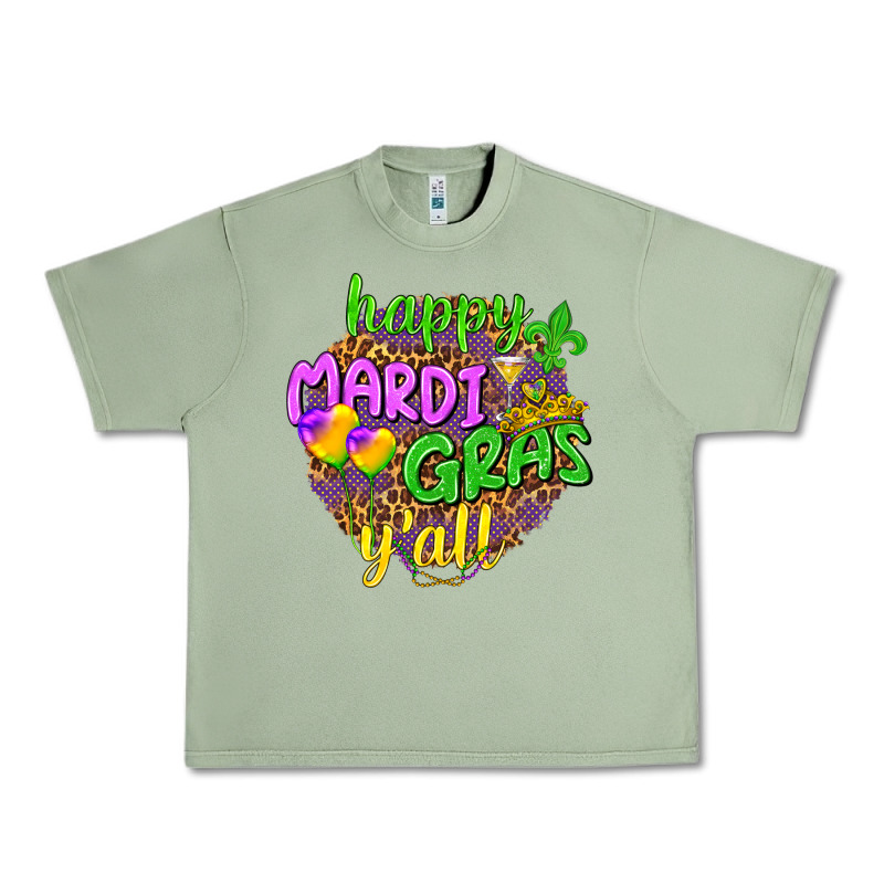 Happy Mardi Gras Y'all Urban Heavy Tee by NancyCooperArtShop | Teevron