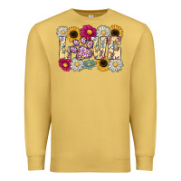 Antique Gold love dog Premium Sweatshirt - CowhideDigitalArt