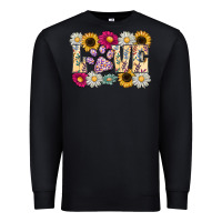 Black love dog Premium Sweatshirt - CowhideDigitalArt