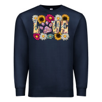 Navy love dog Premium Sweatshirt - CowhideDigitalArt