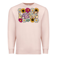 Pale Pink love dog Premium Sweatshirt - CowhideDigitalArt