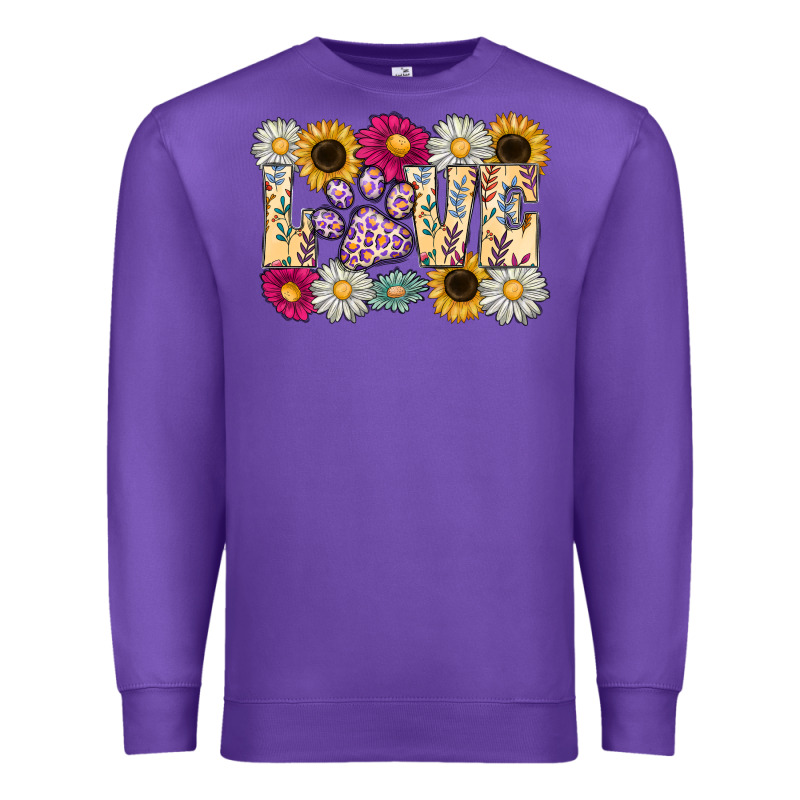 Love Dog Premium Sweatshirt by CowhideDigitalArt | Teevron
