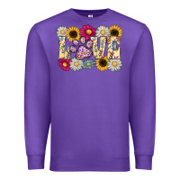 Purple love dog Premium Sweatshirt - CowhideDigitalArt