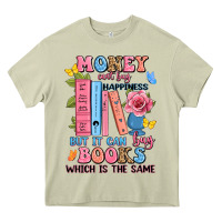 Money Can't Buy Happiness But It Can Buy Books Whi Heavy Core Tee | Teevron