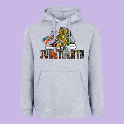 Steppin Into Juneteenth Heavyweight Hoodie Designed By Sublimationcraftshop