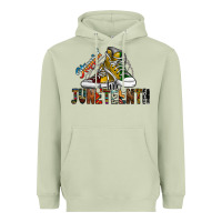 Matcha steppin into juneteenth Heavyweight Hoodie - SublimationCraftShop