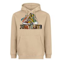 Mushroom steppin into juneteenth Heavyweight Hoodie - SublimationCraftShop