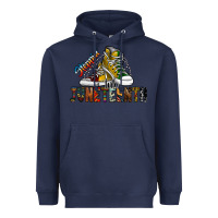 Navy steppin into juneteenth Heavyweight Hoodie - SublimationCraftShop