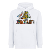 White steppin into juneteenth Heavyweight Hoodie - SublimationCraftShop