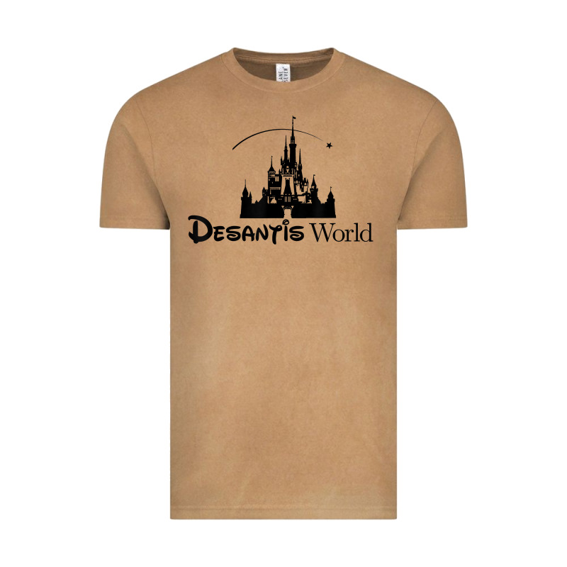 Desantis World Anti Woke Corporation Political T Shirt Vintage Tee by baoMotion | Teevron