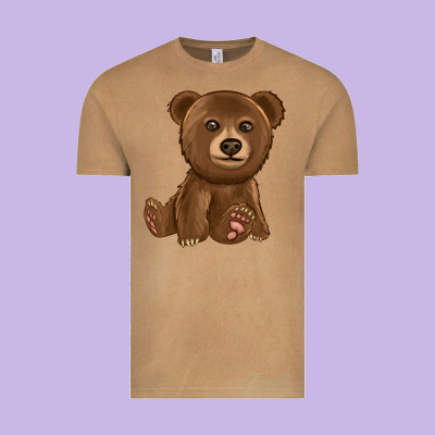 Bear Vintage Tee Designed By Texasbilliewilder