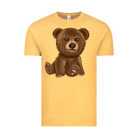 Vintage Mustard bear Vintage Tee - texasbilliewilder